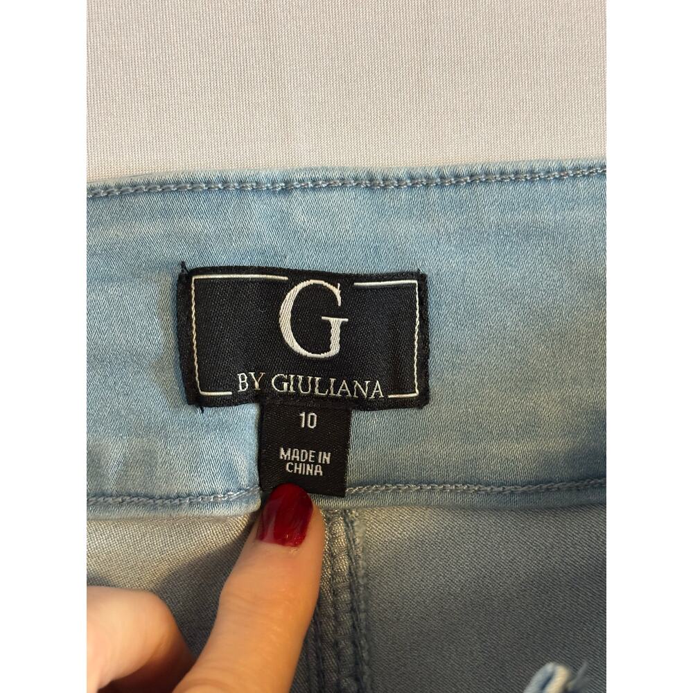 G By Giuliana Womens 10 Soft Denim Pull On Jegging‎ Sexy Slimming Y2K 90's Urban - Picture 3 of 8
